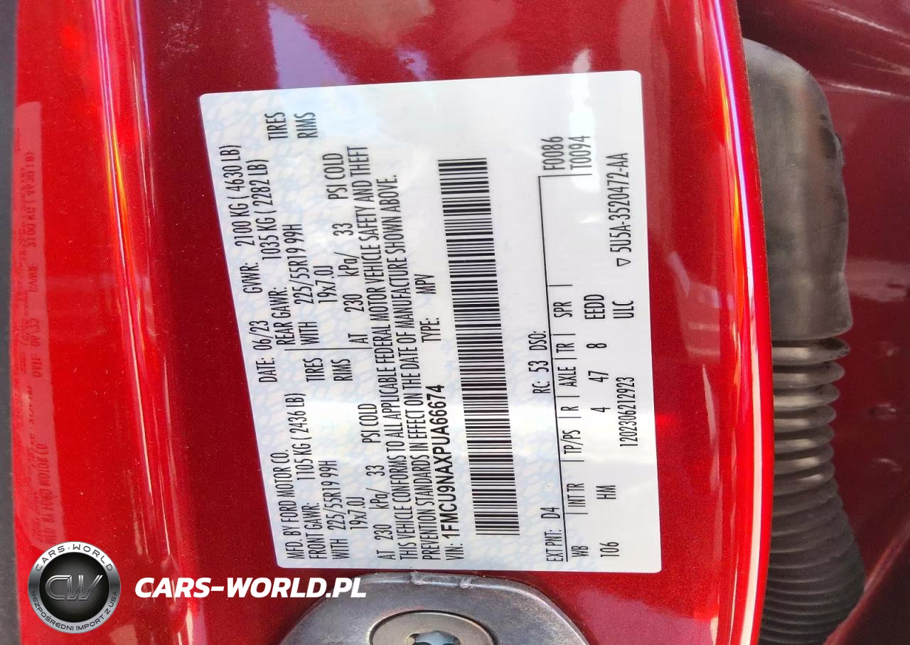 2023 Ford Escape St Line Select VIN:1FMCU9NAXPUA66674 - 13