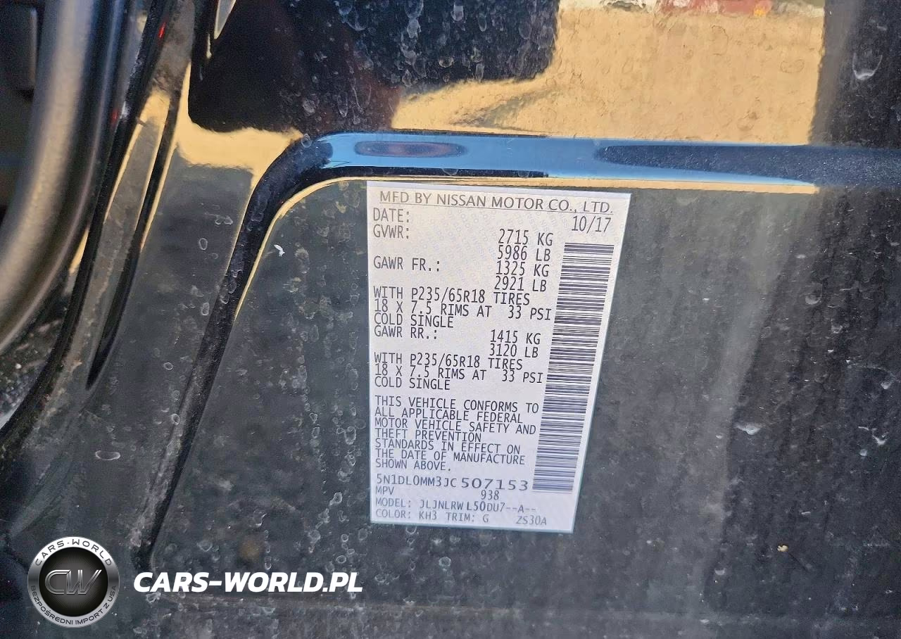 2018 Infiniti Qx60 Base VIN:5N1DL0MM3JC507153 - 12