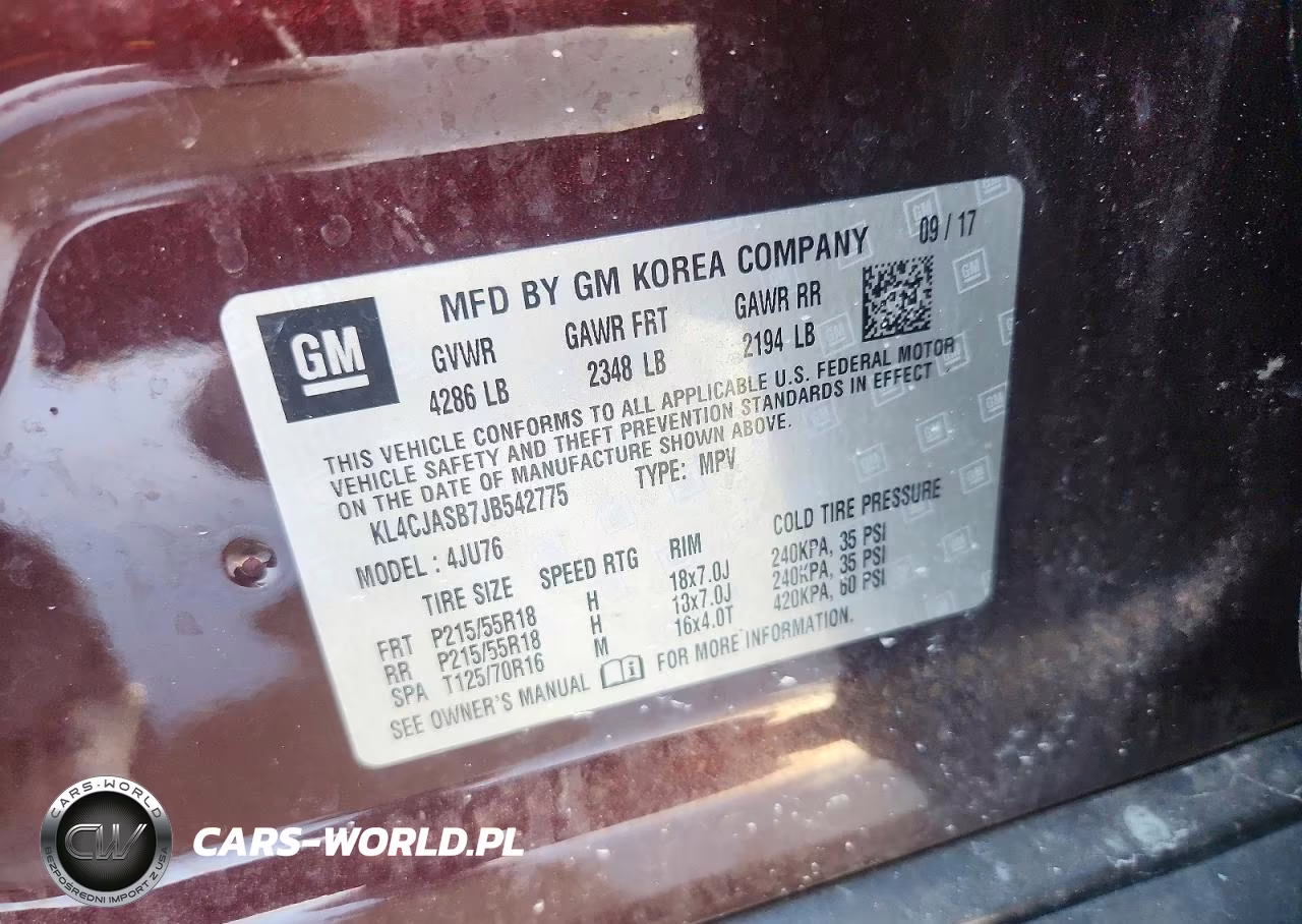 2018 Buick Encore Preferred VIN:KL4CJASB7JB542775 - 13