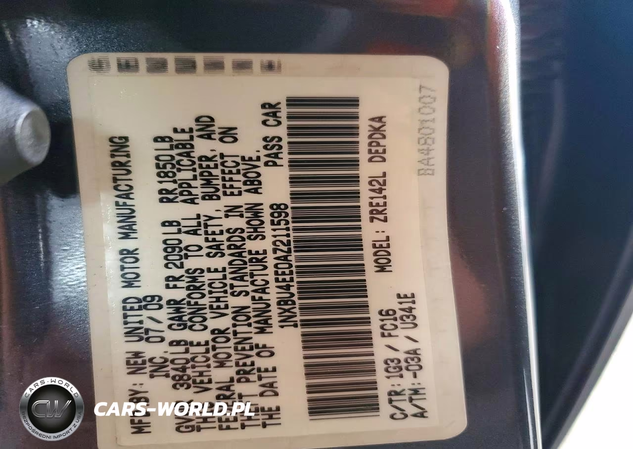 2010 Toyota Corolla Le VIN:1NXBU4EE0AZ211598 - 12