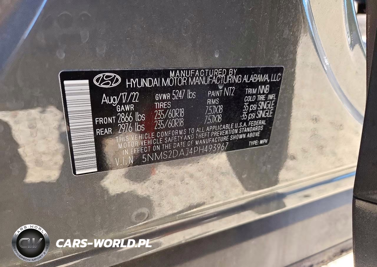 2023 Hyundai Santa Fe Sel VIN:5NMS2DAJ4PH493967 - 12