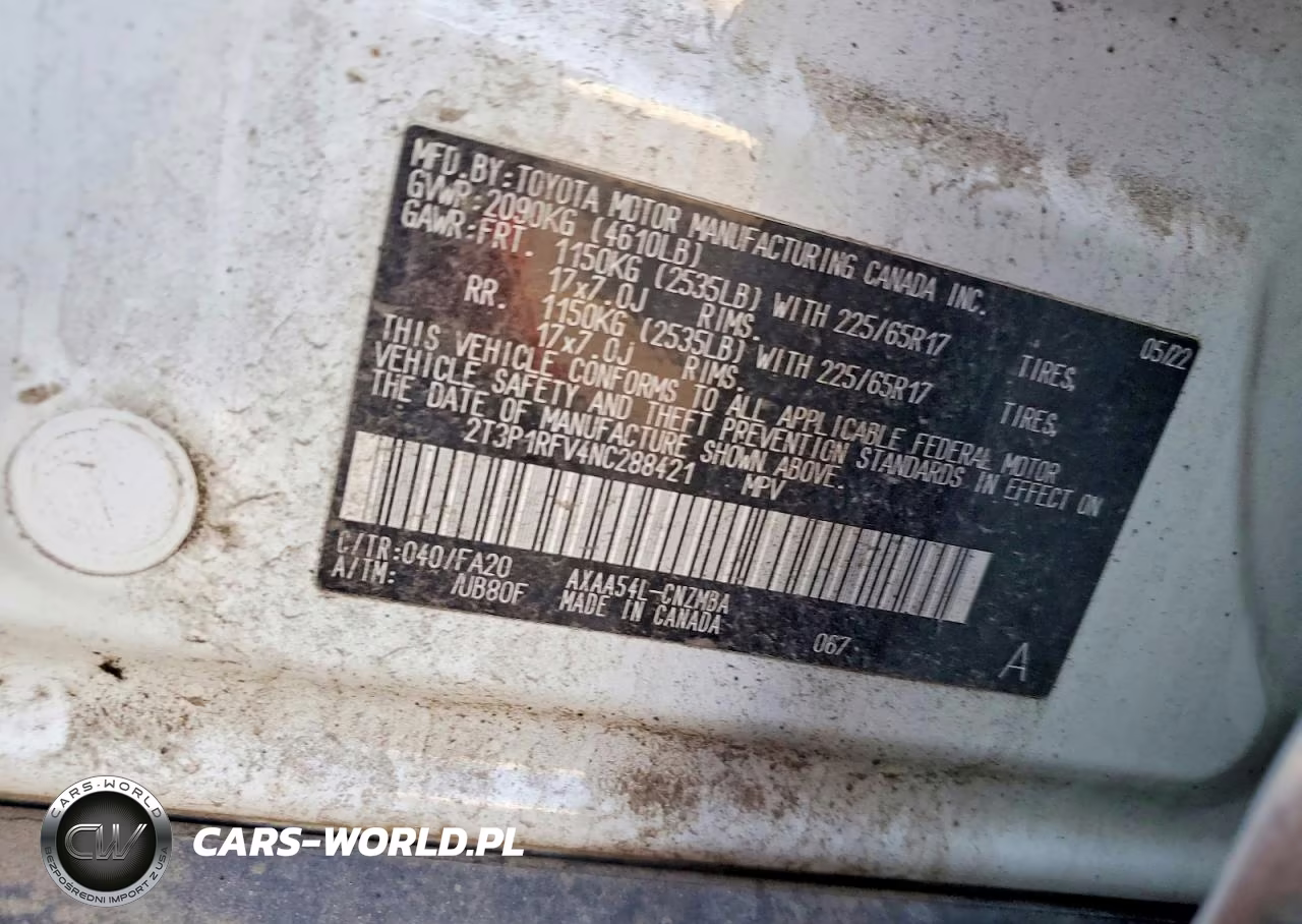 2022 Toyota Rav4 Xle VIN:2T3P1RFV4NC288421 - 13