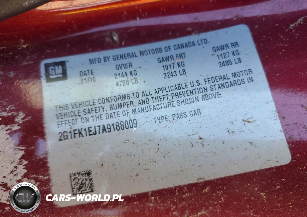 2010 Chevrolet Camaro Ss VIN:2G1FK1EJ7A9188009 - 12