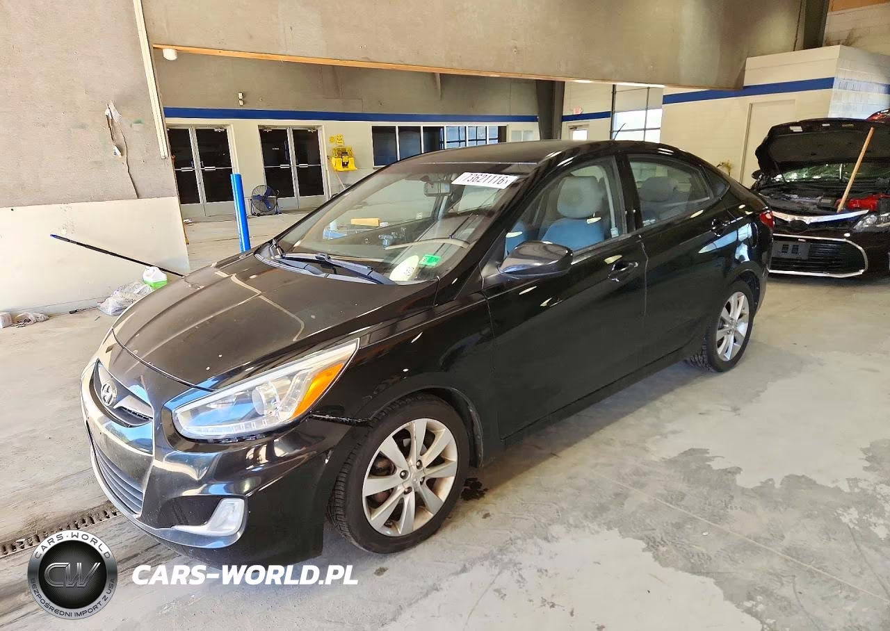 2014 Hyundai Accent Gls VIN:KMHCU4AE9EU625270 - 1