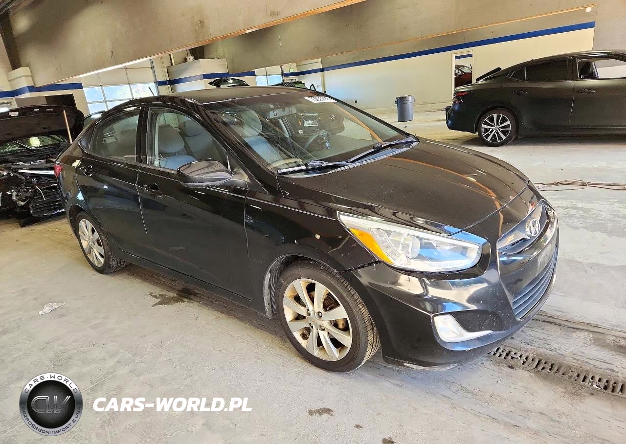 2014 Hyundai Accent Gls VIN:KMHCU4AE9EU625270 - 4