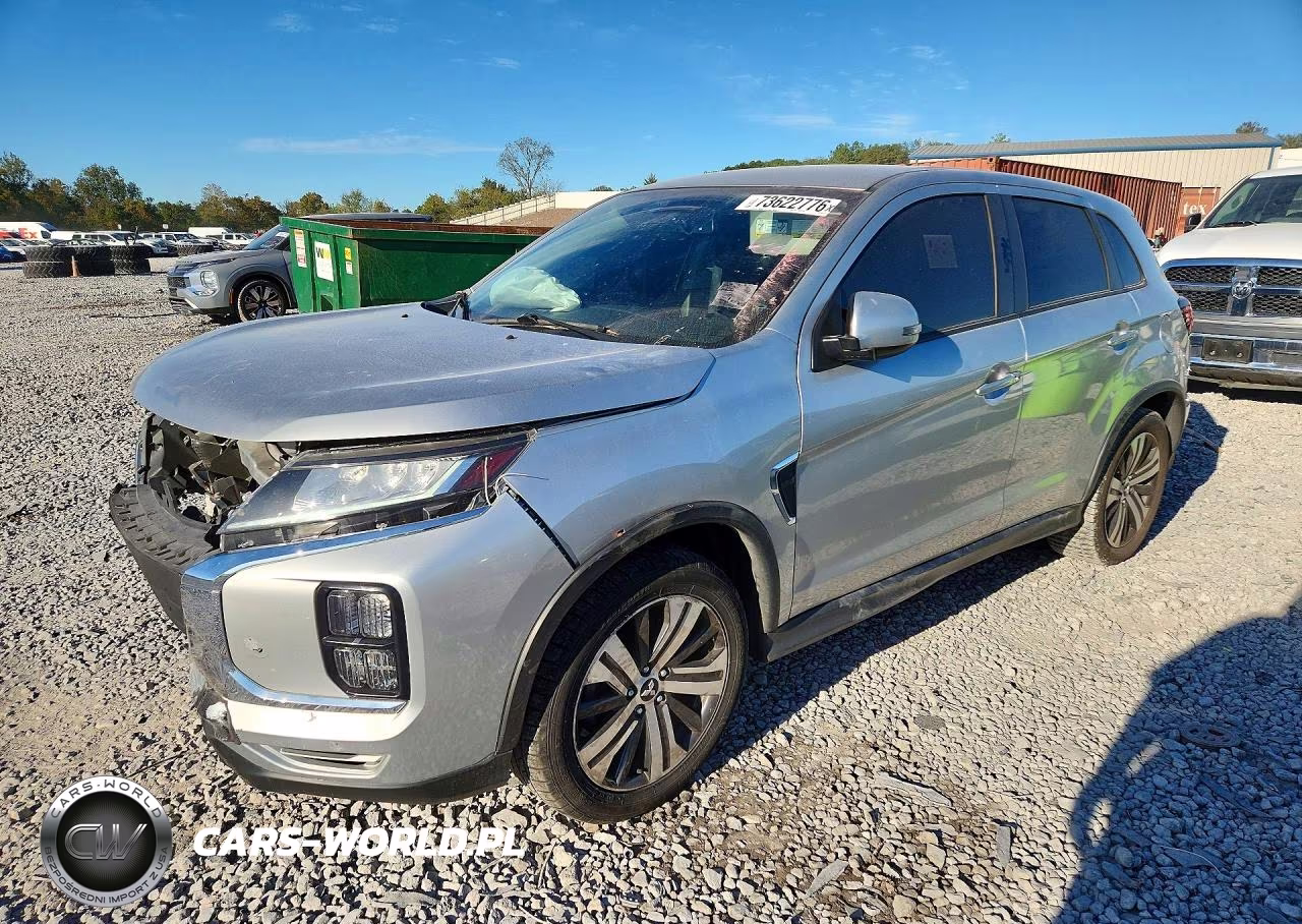 2021 Mitsubishi Outlander Sport Es VIN:JA4ARUAU7MU024579 - 1