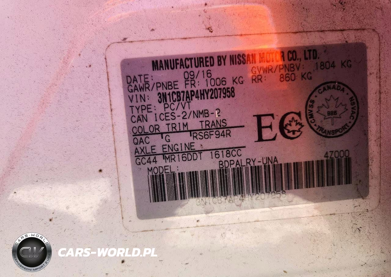 2017 Nissan Sentra Sr Turbo VIN:3N1CB7AP4HY207958 - 13
