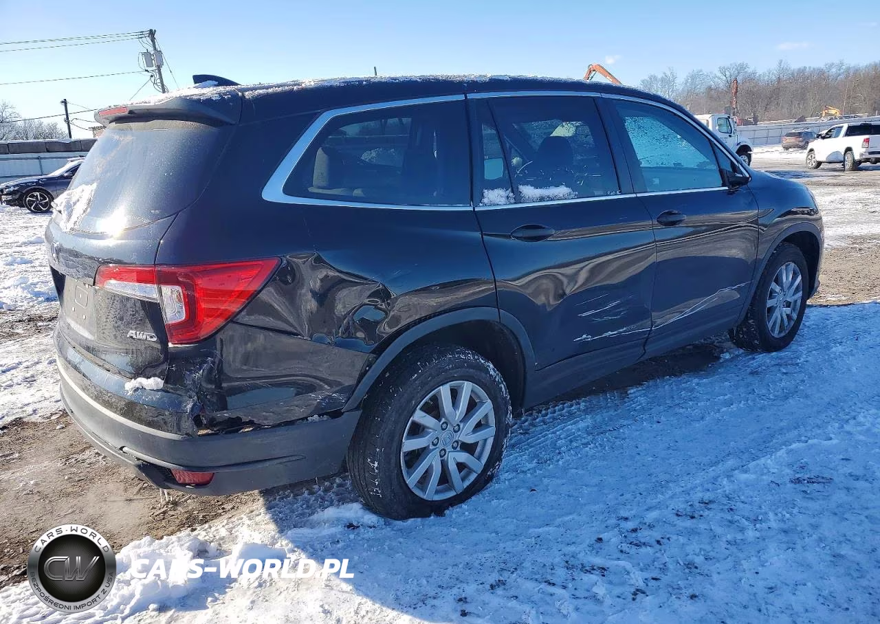 2021 Honda Pilot Lx VIN:5FNYF6H13MB007064 - 3