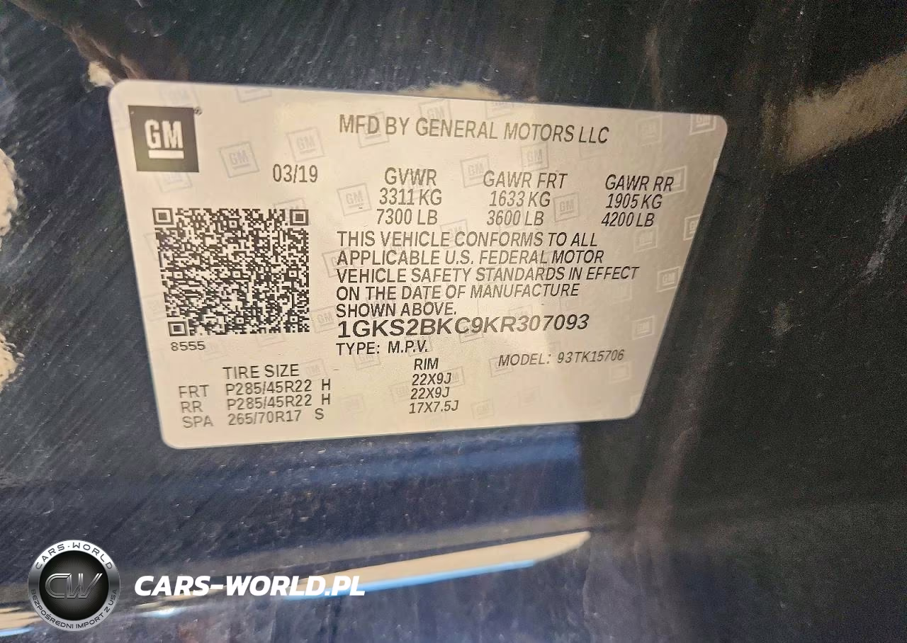 2019 GMC Yukon Slt VIN:1GKS2BKC9KR307093 - 13