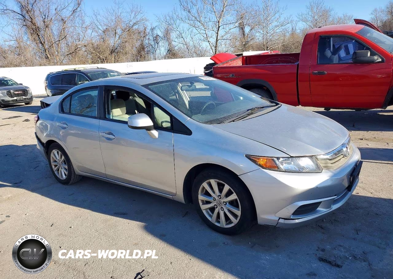2012 Honda Civic Ex VIN:19XFB2F85CE343816 - 4