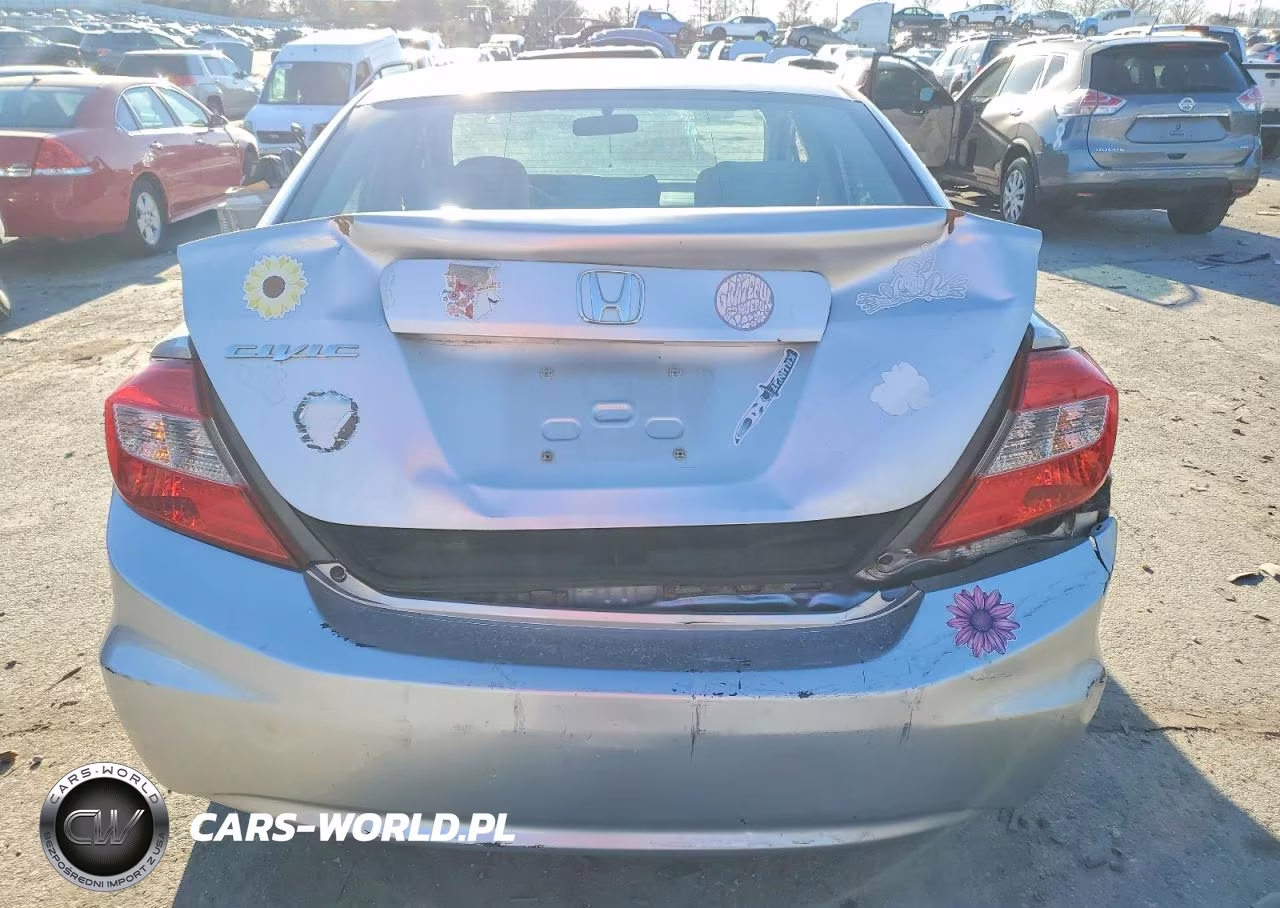 2012 Honda Civic Ex VIN:19XFB2F85CE343816 - 6