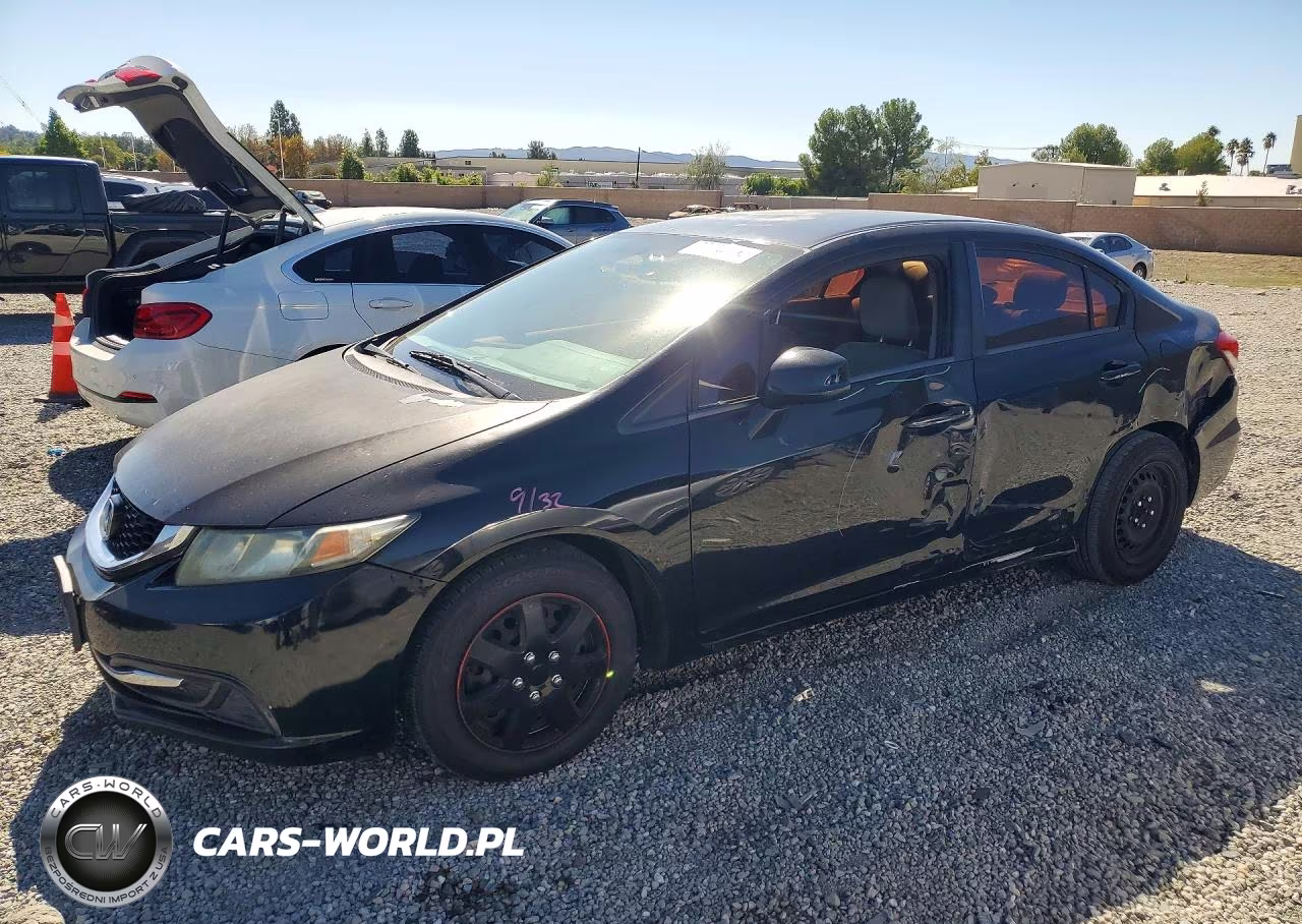 2013 Honda Civic Lx VIN:19XFB2F55DE217088 - 1