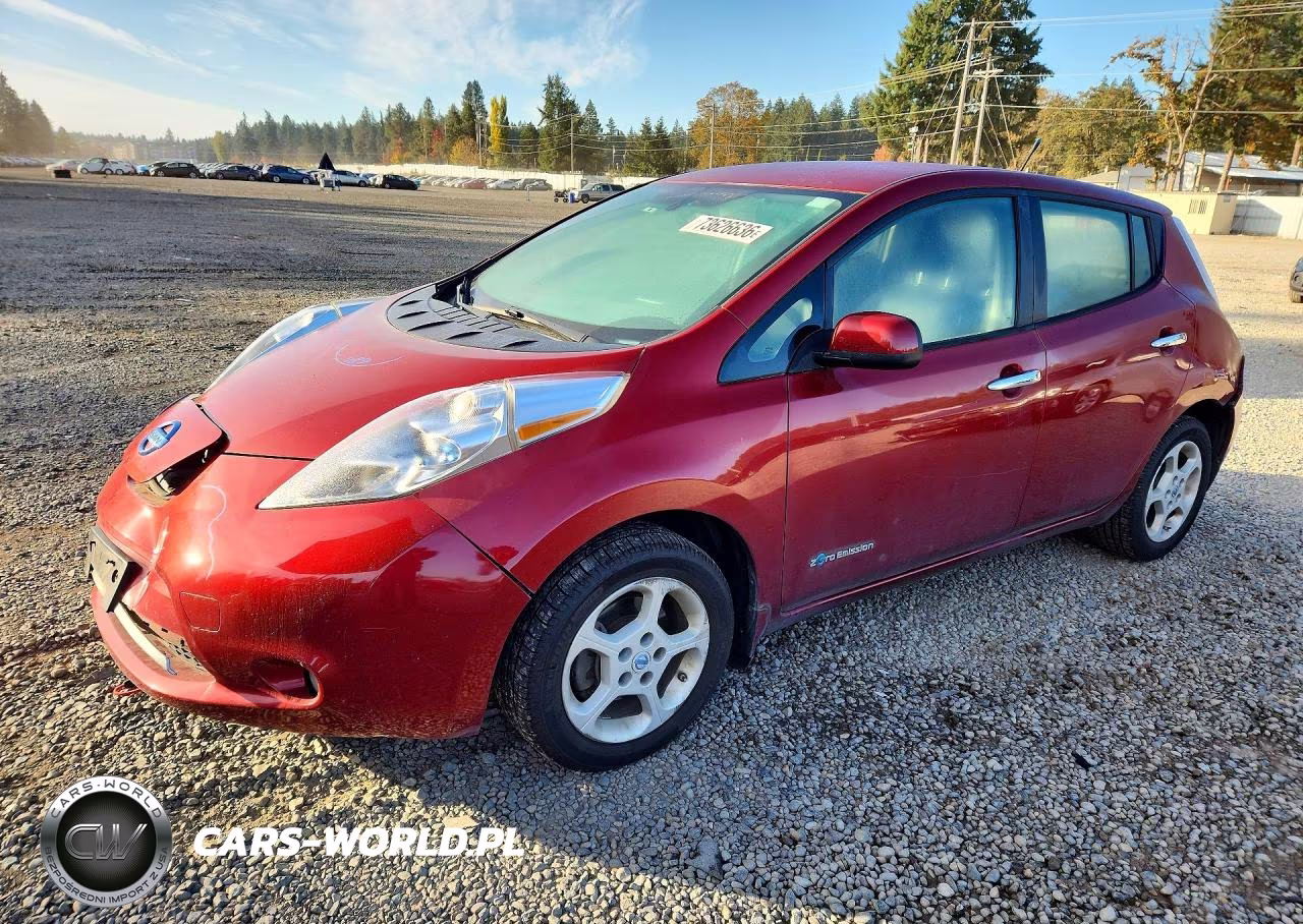2013 Nissan Leaf S VIN:1N4AZ0CP1DC408469 - 1