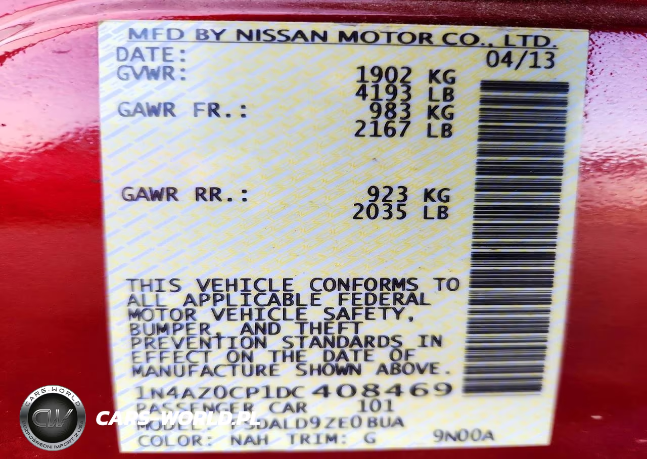 2013 Nissan Leaf S VIN:1N4AZ0CP1DC408469 - 12