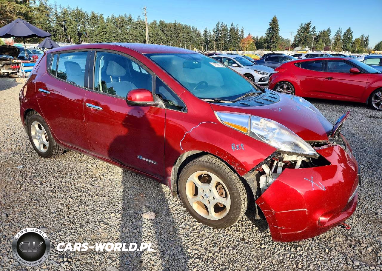 2013 Nissan Leaf S VIN:1N4AZ0CP1DC408469 - 4