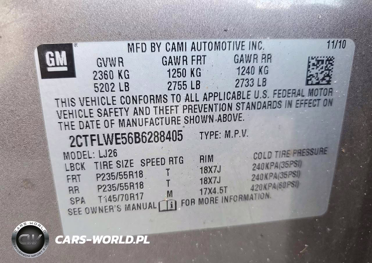 2011 GMC Terrain Slt VIN:2CTFLWE56B6288405 - 13