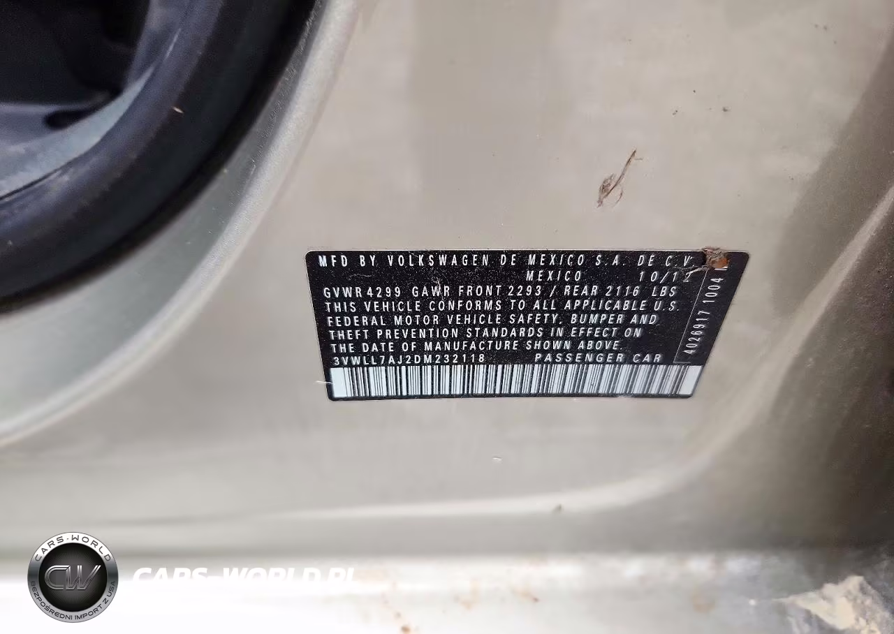 2013 Volkswagen Jetta Tdi VIN:3VWLL7AJ2DM232118 - 12