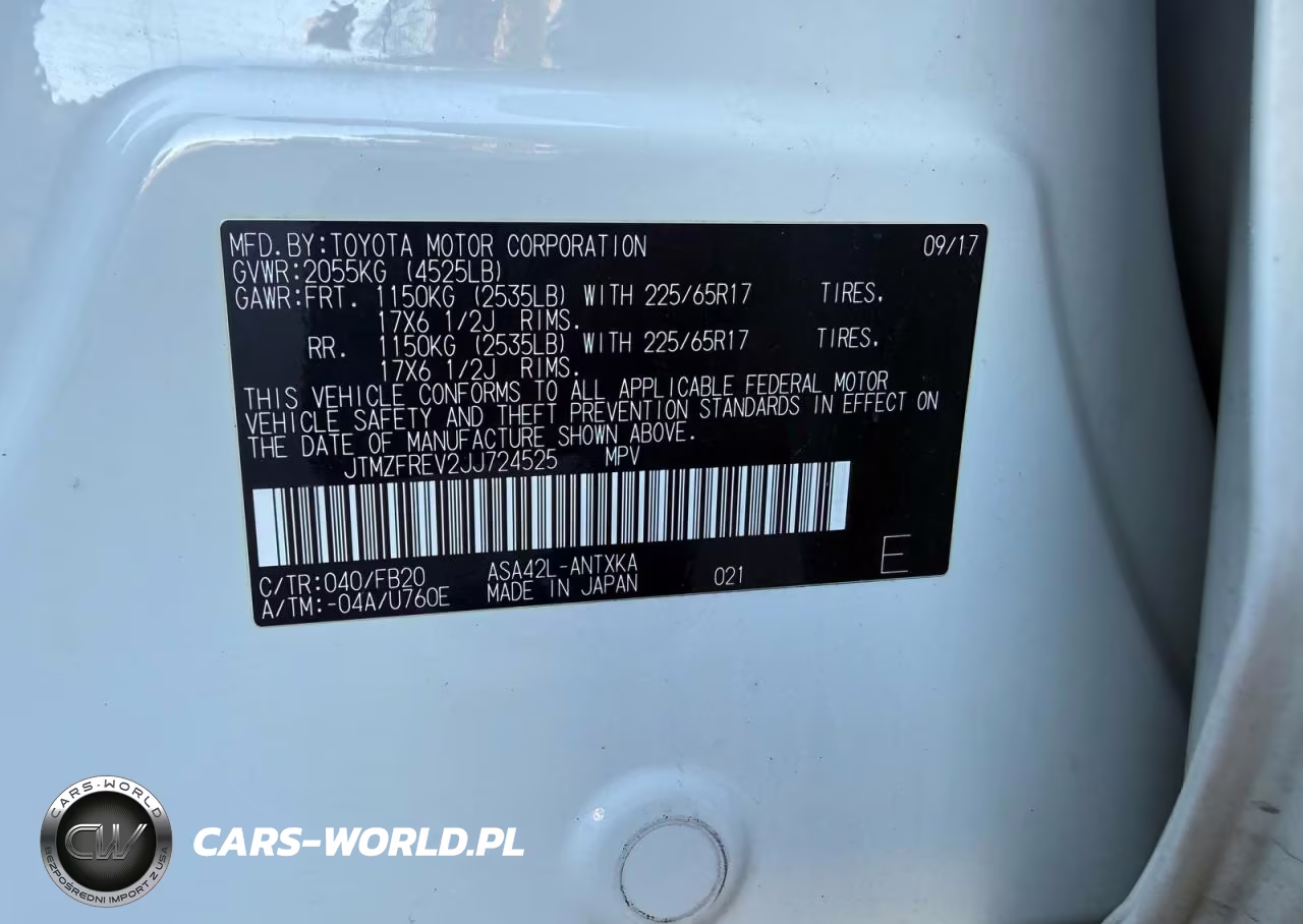 2018 Toyota Rav4 Le VIN:JTMZFREV2JJ724525 - 10