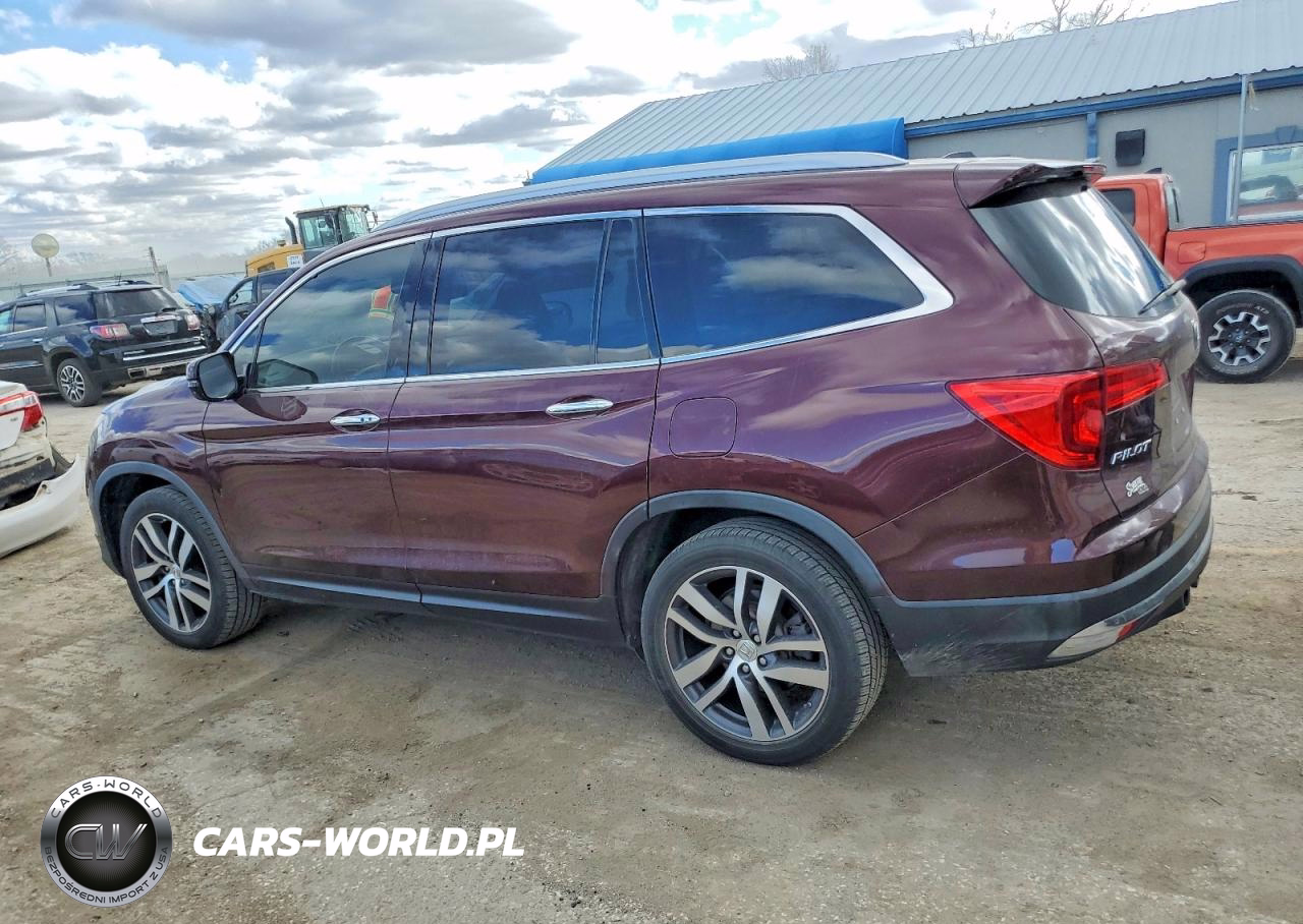 2017 Honda Pilot Touring VIN:5FNYF6H93HB062612 - 2