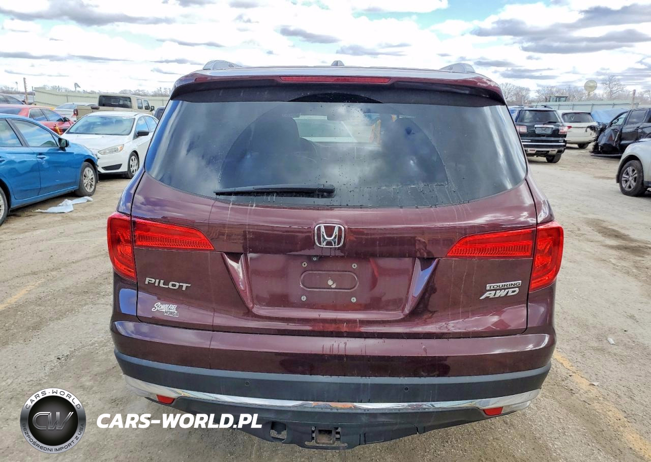 2017 Honda Pilot Touring VIN:5FNYF6H93HB062612 - 6