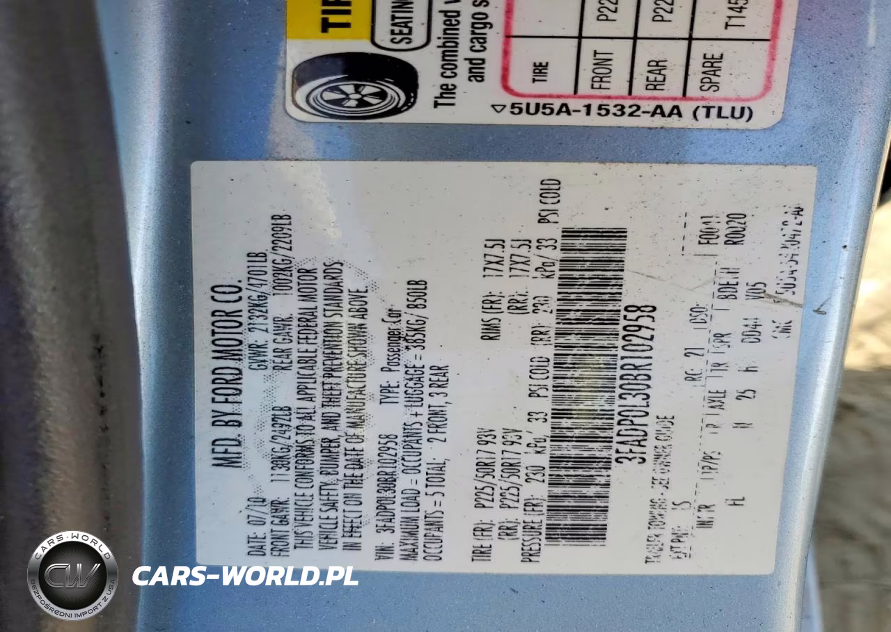 2011 Ford Fusion Hybrid VIN:3FADP0L30BR102958 - 12