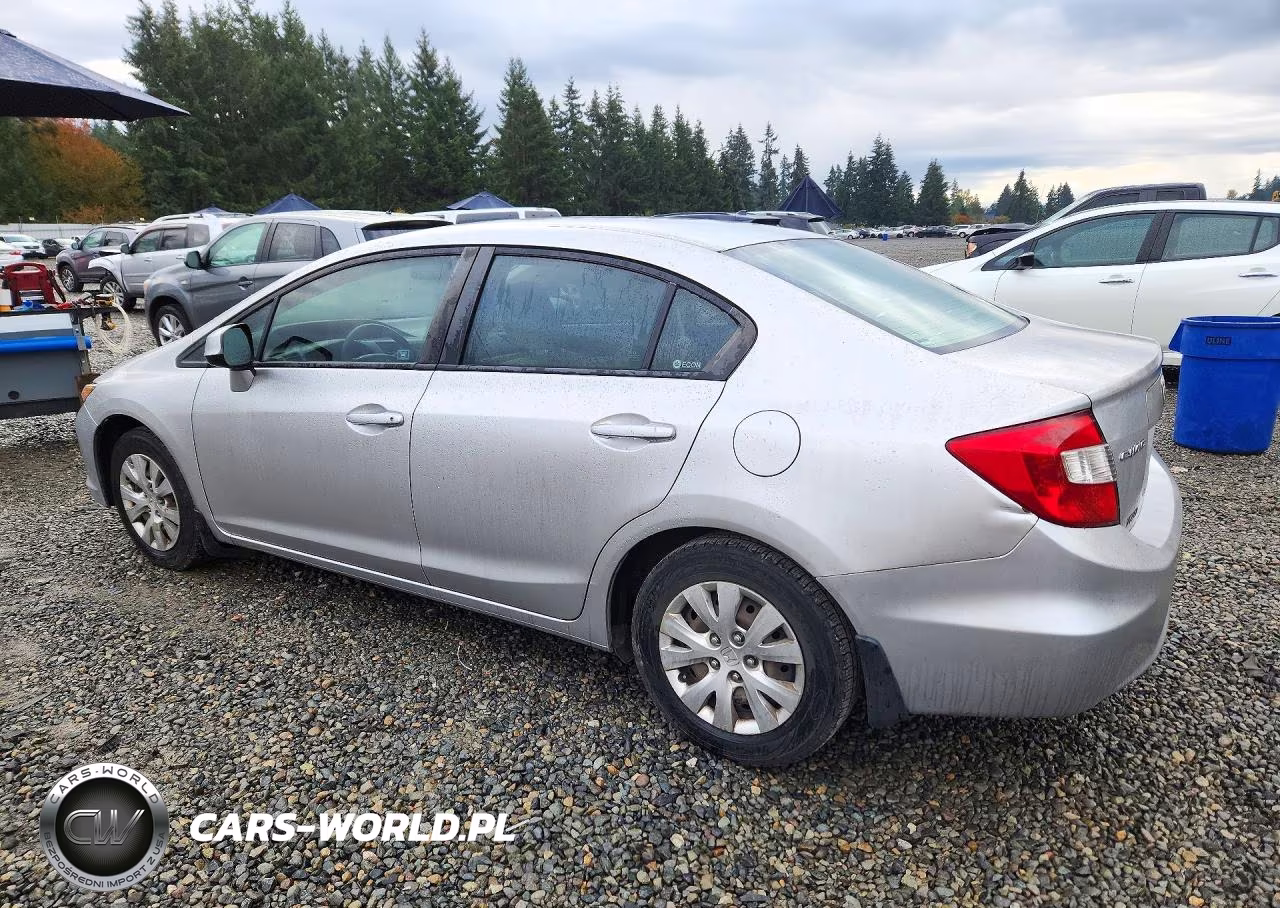 2012 Honda Civic Lx VIN:2HGFB2F55CH573500 - 2