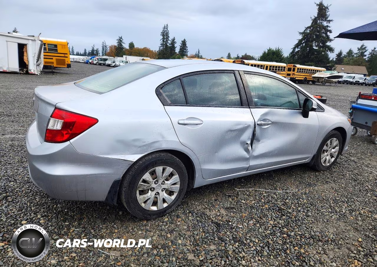 2012 Honda Civic Lx VIN:2HGFB2F55CH573500 - 3