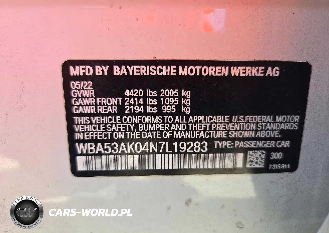 2022 BMW 228I VIN:WBA53AK04N7L19283 - 13