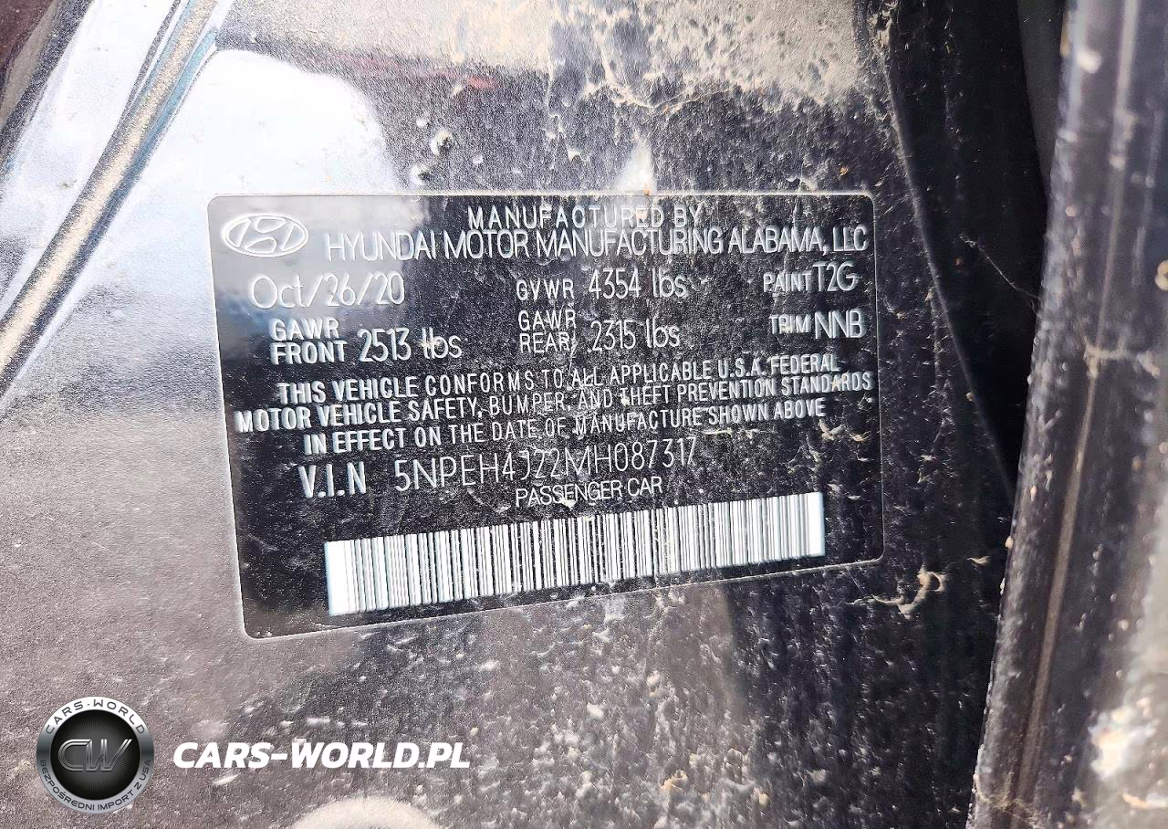 2021 Hyundai Sonata Limited VIN:5NPEH4J22MH087317 - 12