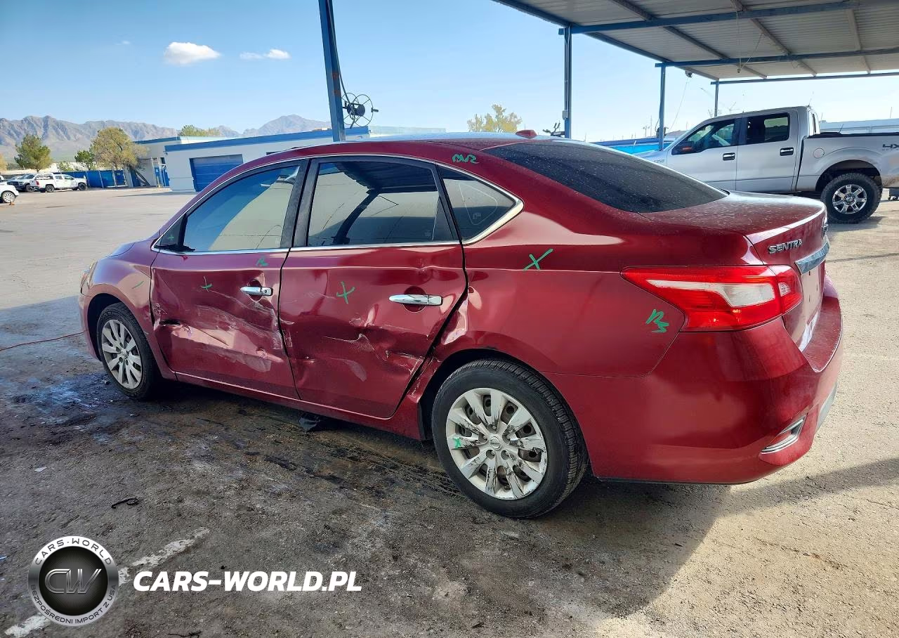 2016 Nissan Sentra Sv VIN:3N1AB7AP1GY262373 - 2