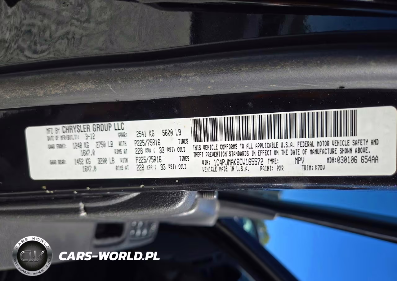2012 Jeep Liberty Sport VIN:1C4PJMAK6CW165572 - 13