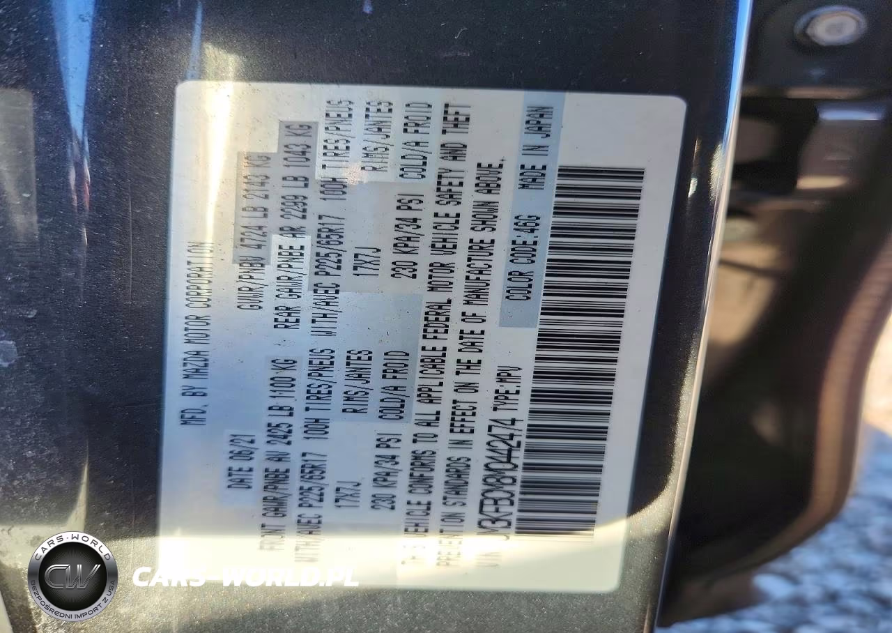 2021 Mazda Cx-5 Touring VIN:JM3KFBCM8M0442474 - 13