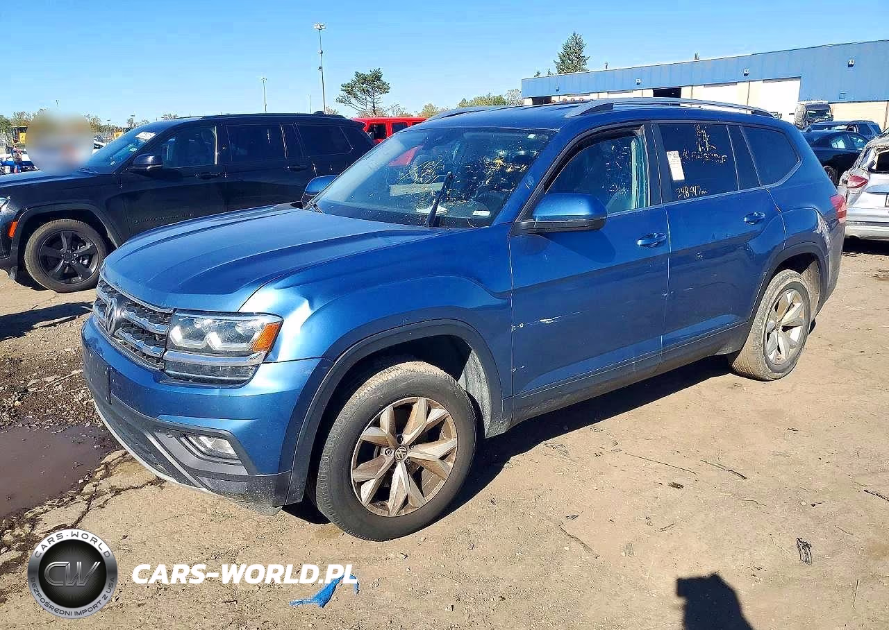 2019 Volkswagen Atlas Se VIN:1V2UR2CA7KC578104 - 1