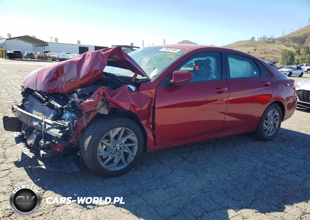 2025 Hyundai Elantra Hybrid Blue VIN:KMHLM4DJ0SU178395 - 1