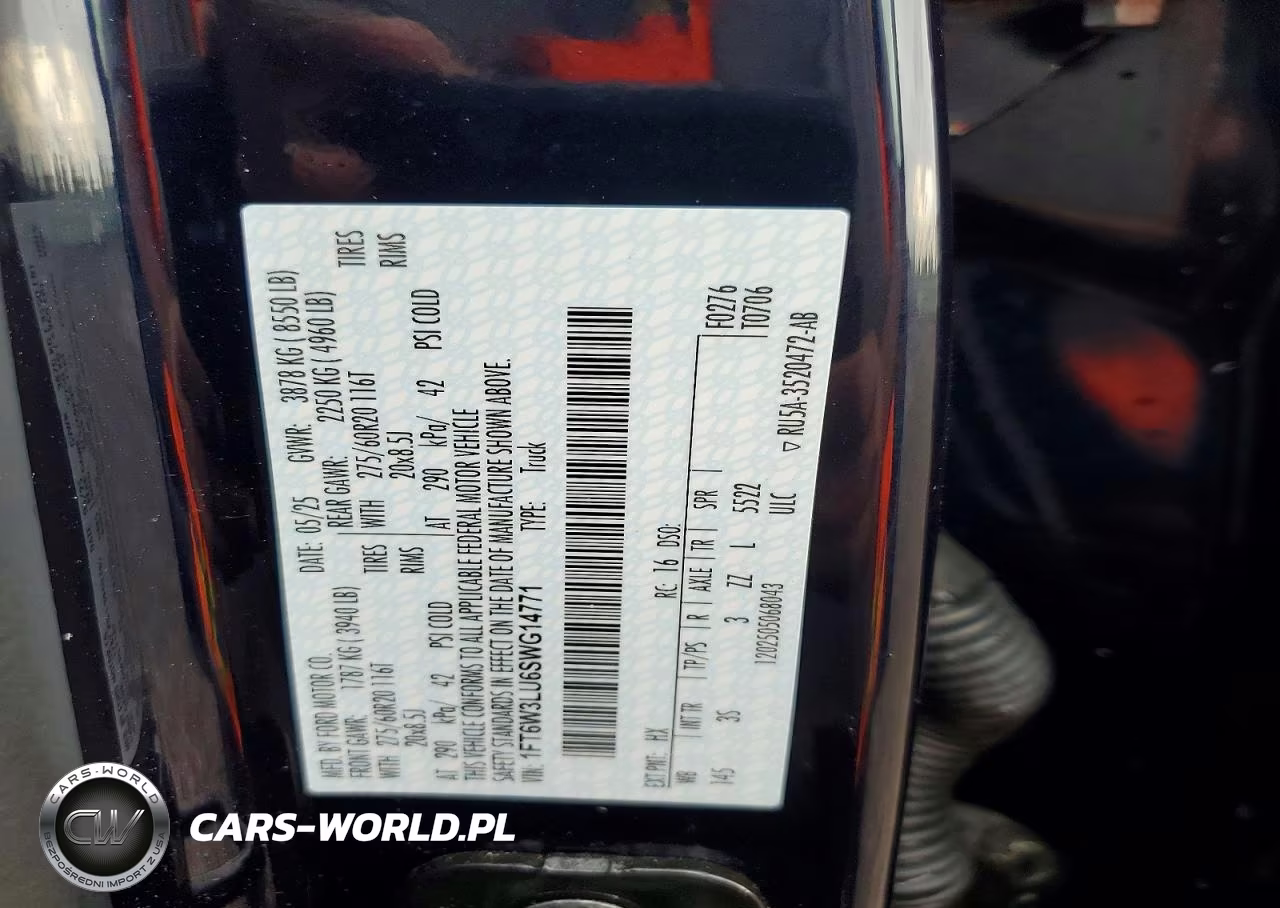 2025 Ford F150 Lightning Xlt VIN:1FT6W3LU6SWG14771 - 13