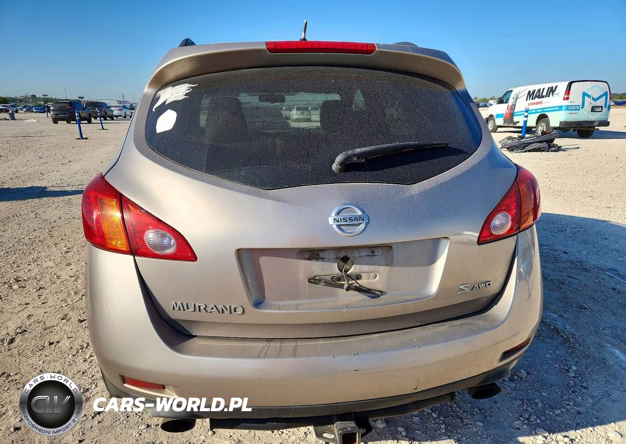 2009 Nissan Murano S VIN:JN8AZ18W59W200282 - 6