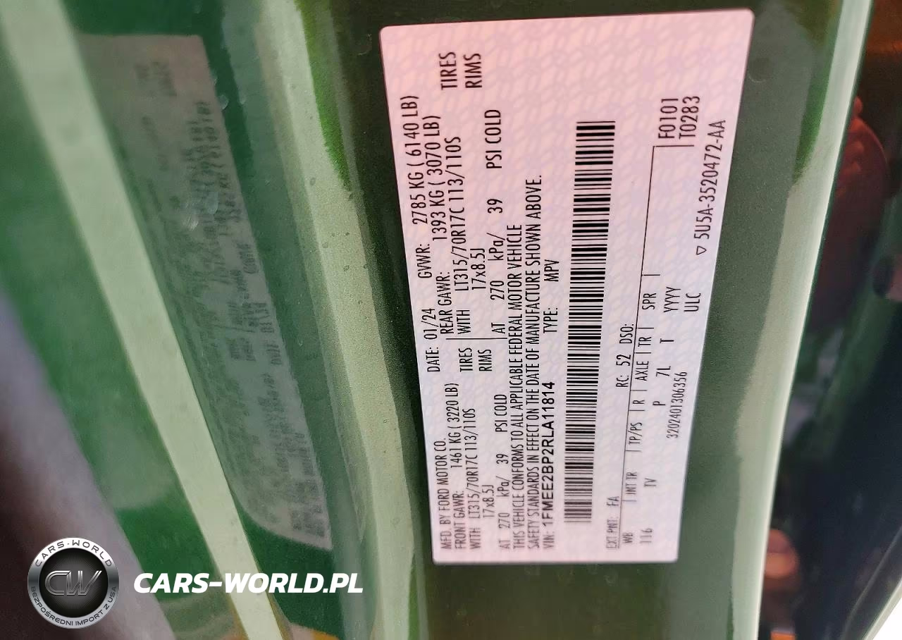 2024 Ford Bronco Wildtrak VIN:1FMEE2BP2RLA11814 - 13