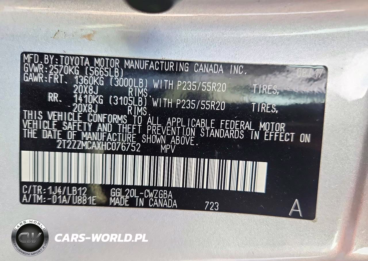 2017 Lexus Rx 350 Base VIN:2T2ZZMCAXHC076752 - 13