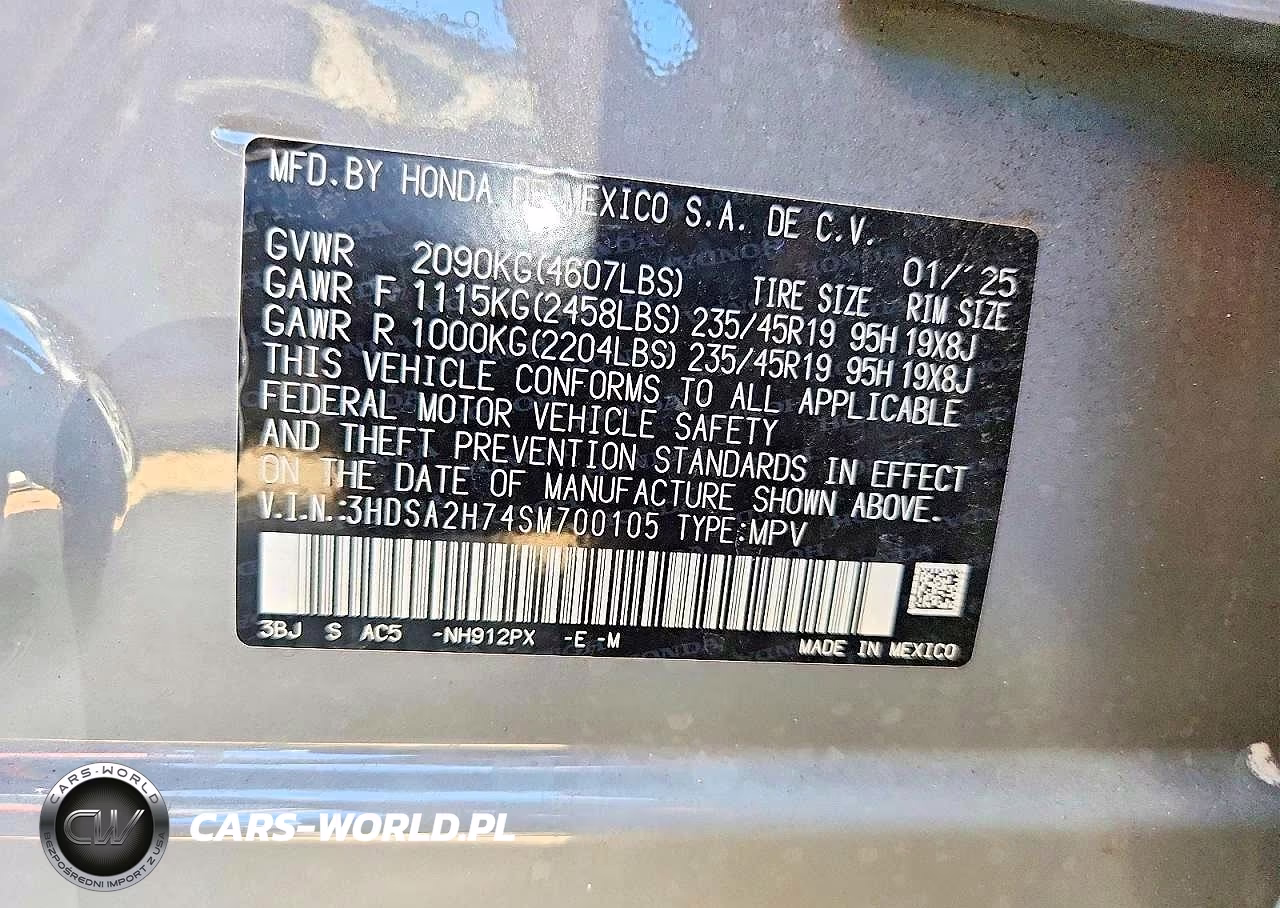 2025 Acura Adx A-Spec Advance VIN:3HDSA2H74SM700105 - 13