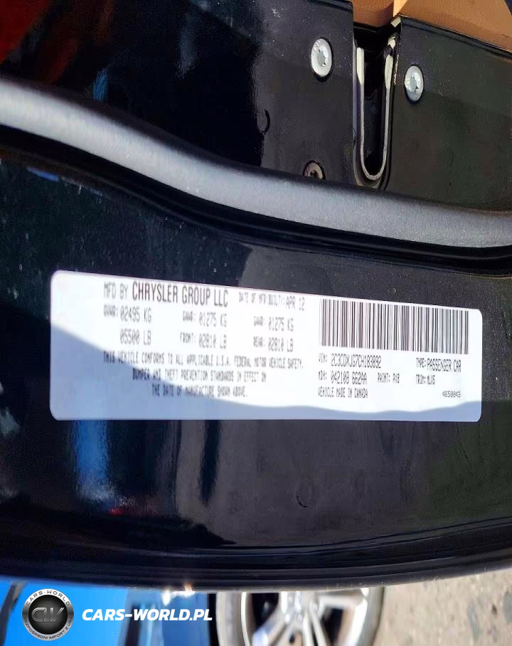 2012 Dodge Charger Sxt VIN:2C3CDXJG7CH183892 - 12