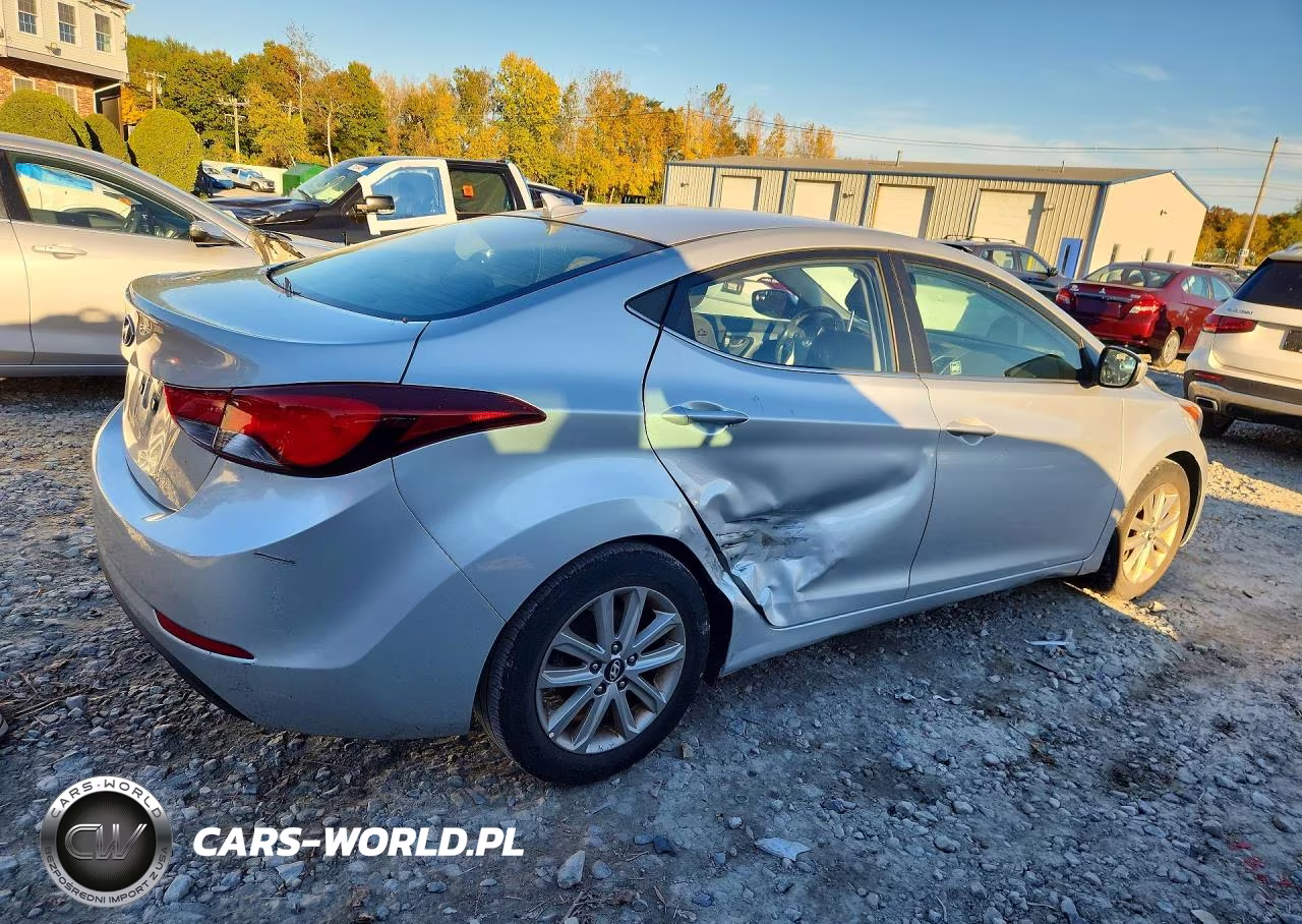 2015 Hyundai Elantra Se VIN:5NPDH4AE1FH608441 - 3