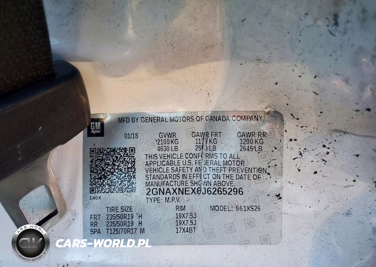 2018 Chevrolet Equinox Premier VIN:2GNAXNEX6J6265296 - 14