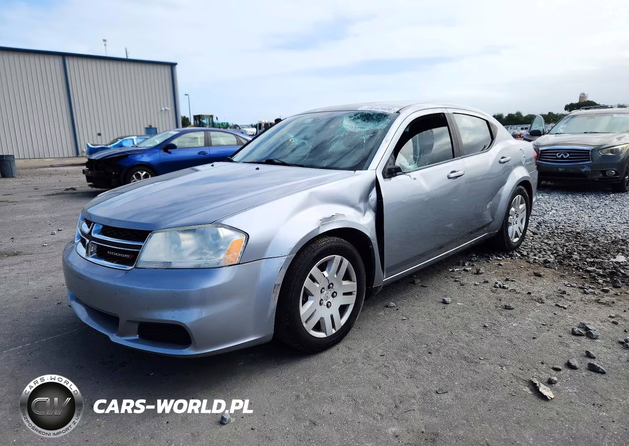 2013 Dodge Avenger Se VIN:1C3CDZAB2DN576658 - 1