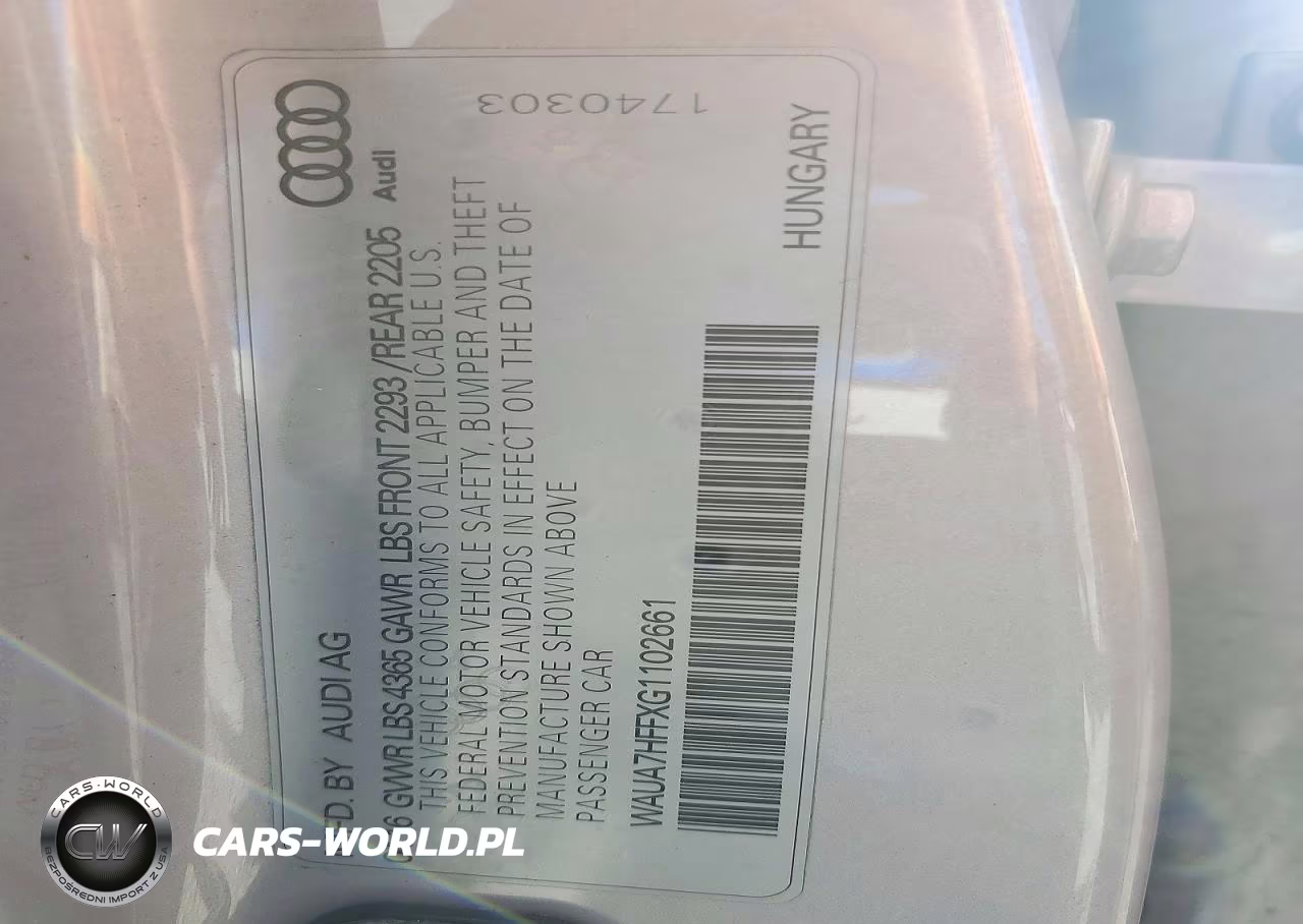 2016 Audi A3 Premium VIN:WAUA7HFFXG1102661 - 12