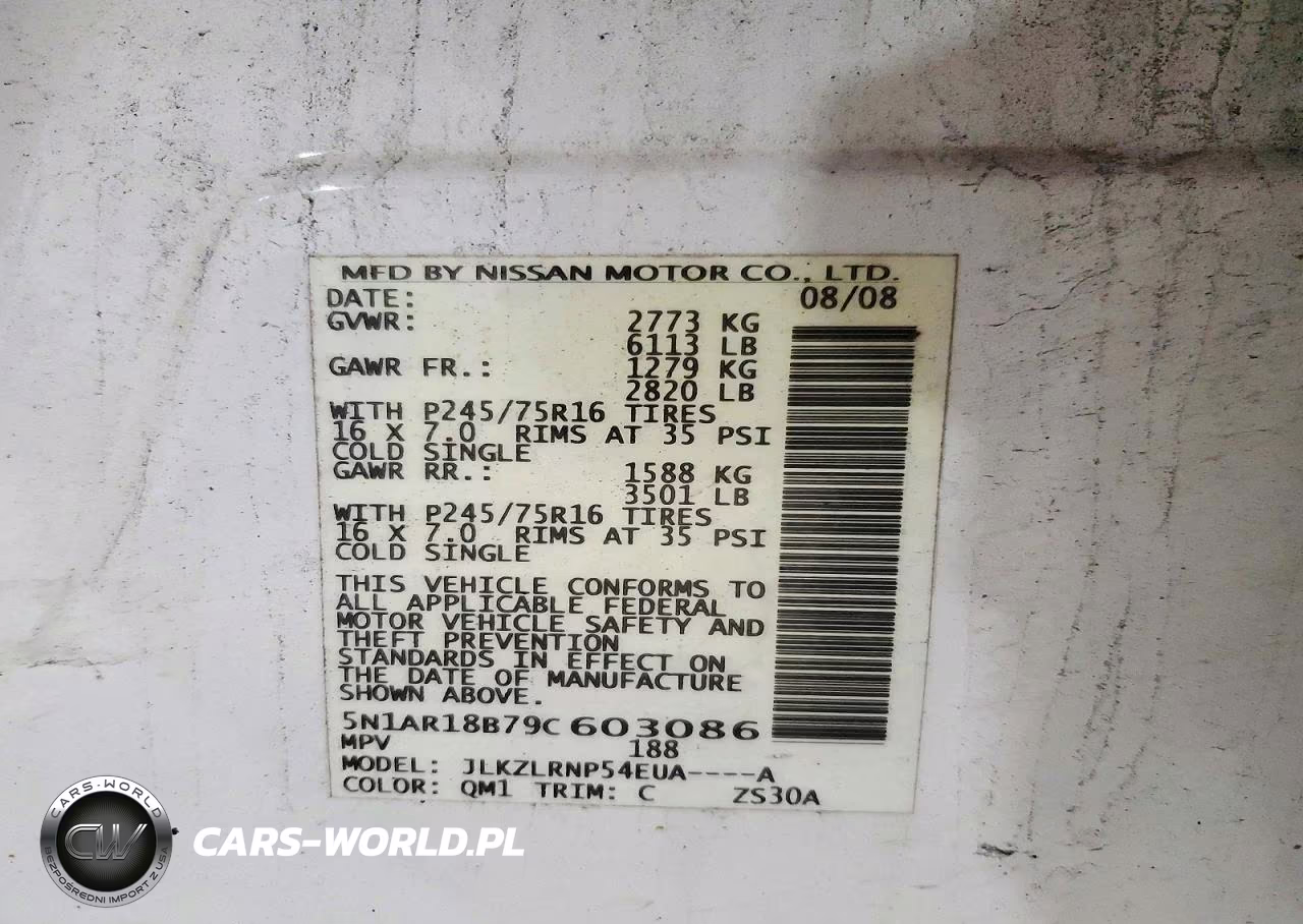 2009 Nissan Pathfinder S VIN:5N1AR18B79C603086 - 13