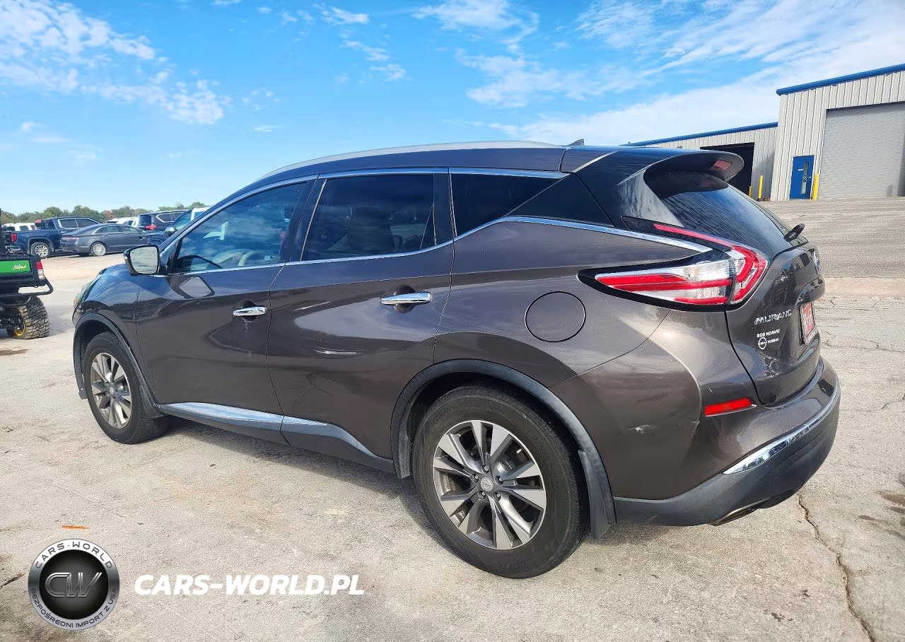2015 Nissan Murano Sl VIN:5N1AZ2MGXFN204776 - 2