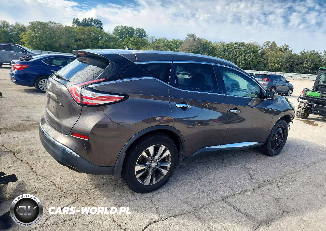 2015 Nissan Murano Sl VIN:5N1AZ2MGXFN204776 - 3