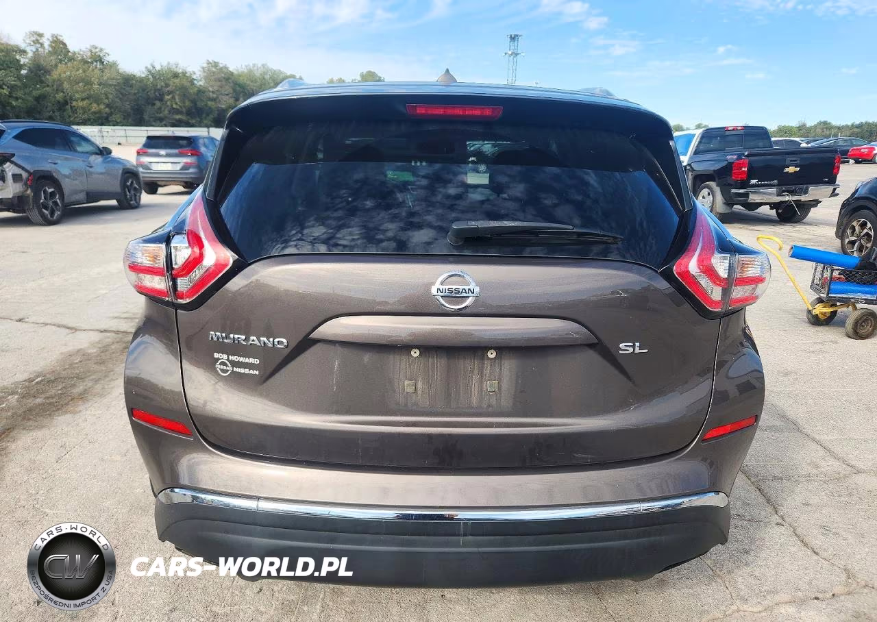 2015 Nissan Murano Sl VIN:5N1AZ2MGXFN204776 - 6