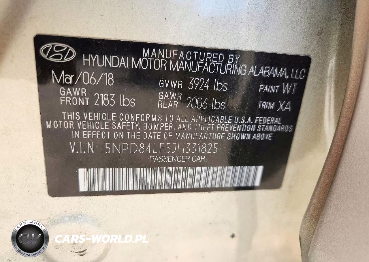 2018 Hyundai Elantra Sel VIN:5NPD84LF5JH331825 - 13