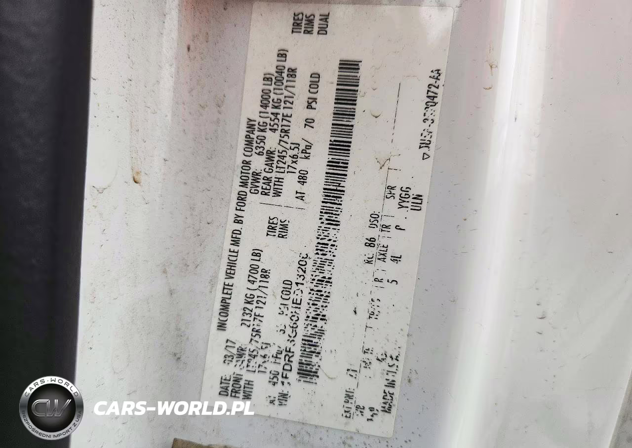 2017 Ford F350 Super Duty VIN:1FDRF3G60HED13206 - 12